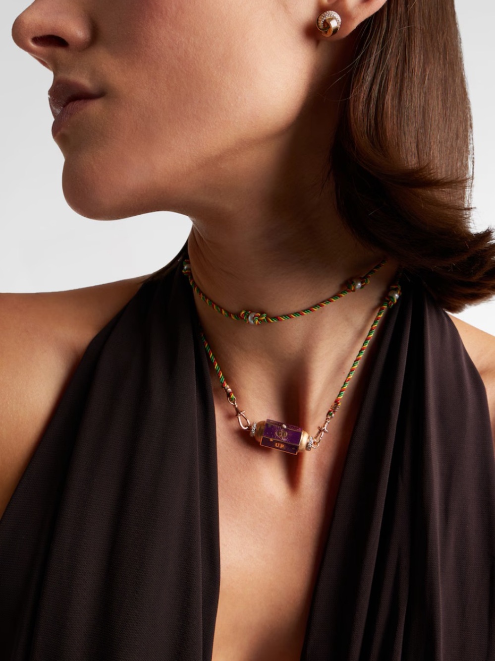Marie Lichtenberg inspired barrel necklace
